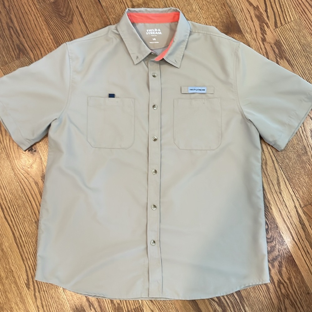 Men’s Field & Stream Short Sleeve Button Down/Button Up Shirt. Size Large. - Picture 3 of 11